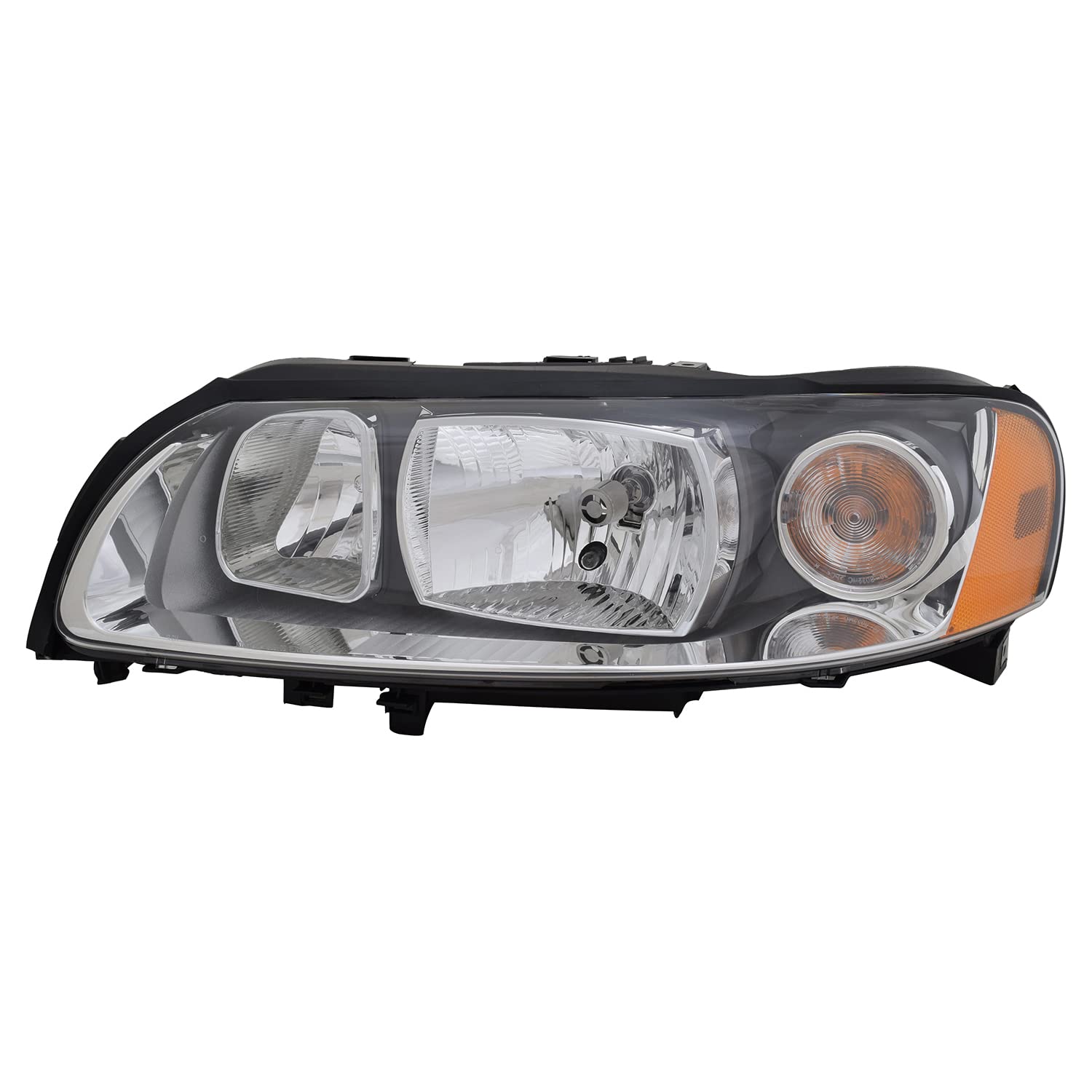 Left TYC Headlight Assembly Compatible with 2005-2007 Volvo V70
