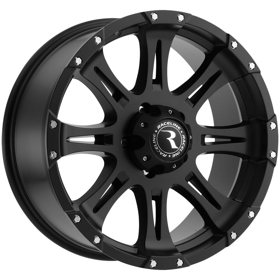 Raceline 981 Raptor Black Wheel with Painted (17 x 17. inches /5 x 139 mm, 0 mm Offset)