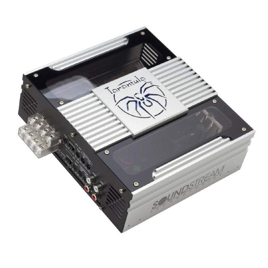 Soundstream TXP4.3500D Tarantula 4 x 140W RMS at 4 Ohm Class D Full Range 4 Channel Amplifier 3500W Max (1 Ohm Stereo Stable)