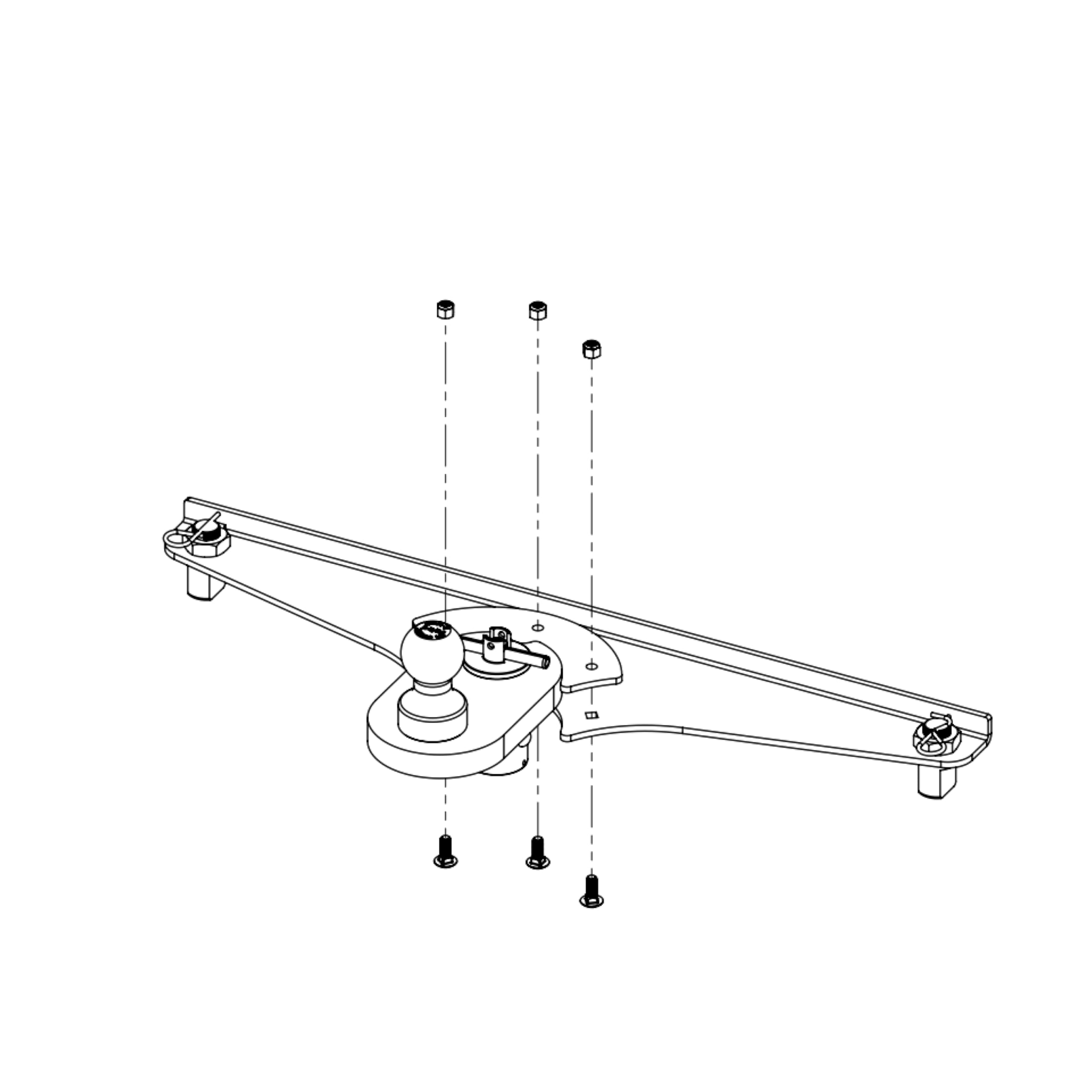 GoosePuck GEN-Y GH-21007 5" Offset Gooseneck Ball for OEM Puck Mount System fits GM Short Bed 2020 to Current - 25,000 LB Towing Capacity