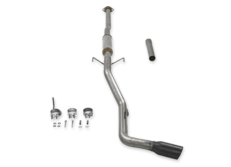 Flowmaster FlowFX 717881 Cat-Back Exhaust Kit 2.5 Inch 409 Stainless Steel 3.5 Inch Black Ceramic Coat Stainless Steel Tip Compatible with 2005-2015 Tacoma 4.0L 2/4WD All Wheelbases
