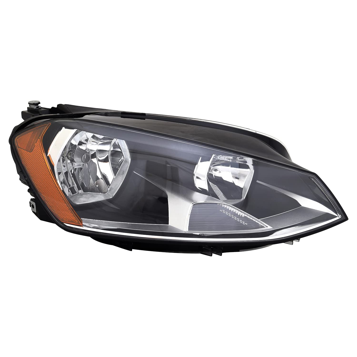 Right-Side TYC 20-9699-00 Headlight Assembly Compatible with 2015-2017 Volkswagen Golf