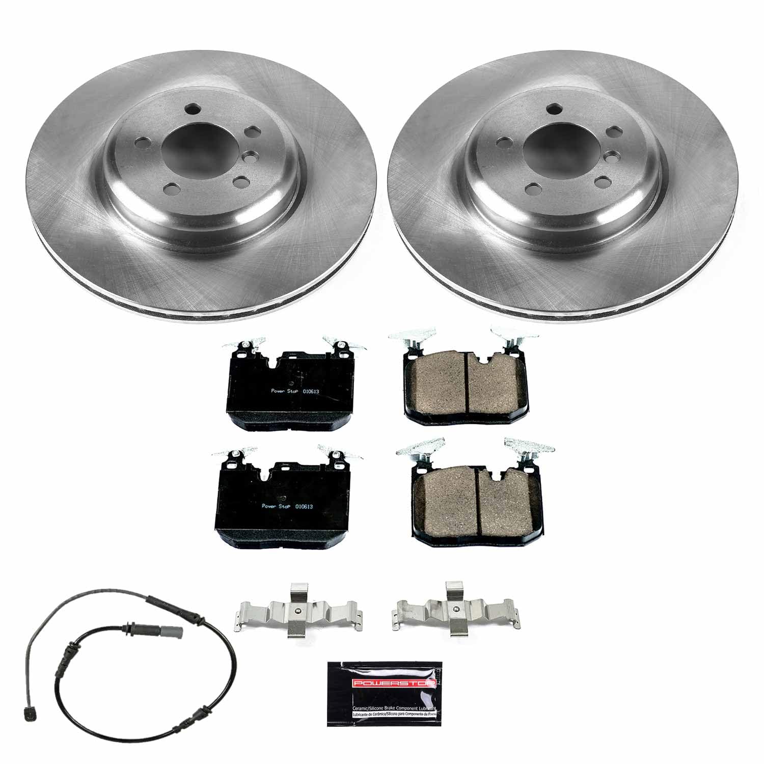 Power Stop Autospecialty KOE7013 Front Replacement Brake Kit-OE Brake Rotors & Ceramic Brake Pads
