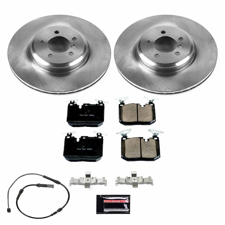 Power Stop Autospecialty KOE7013 Front Replacement Brake Kit-OE Brake Rotors & Ceramic Brake Pads