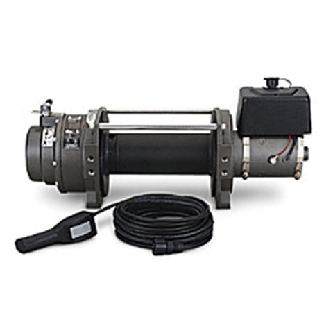 15 WARN 65932 Series 24V DC Electric Winch, 7.5 Ton (15,000 lb) Pulling Capacity