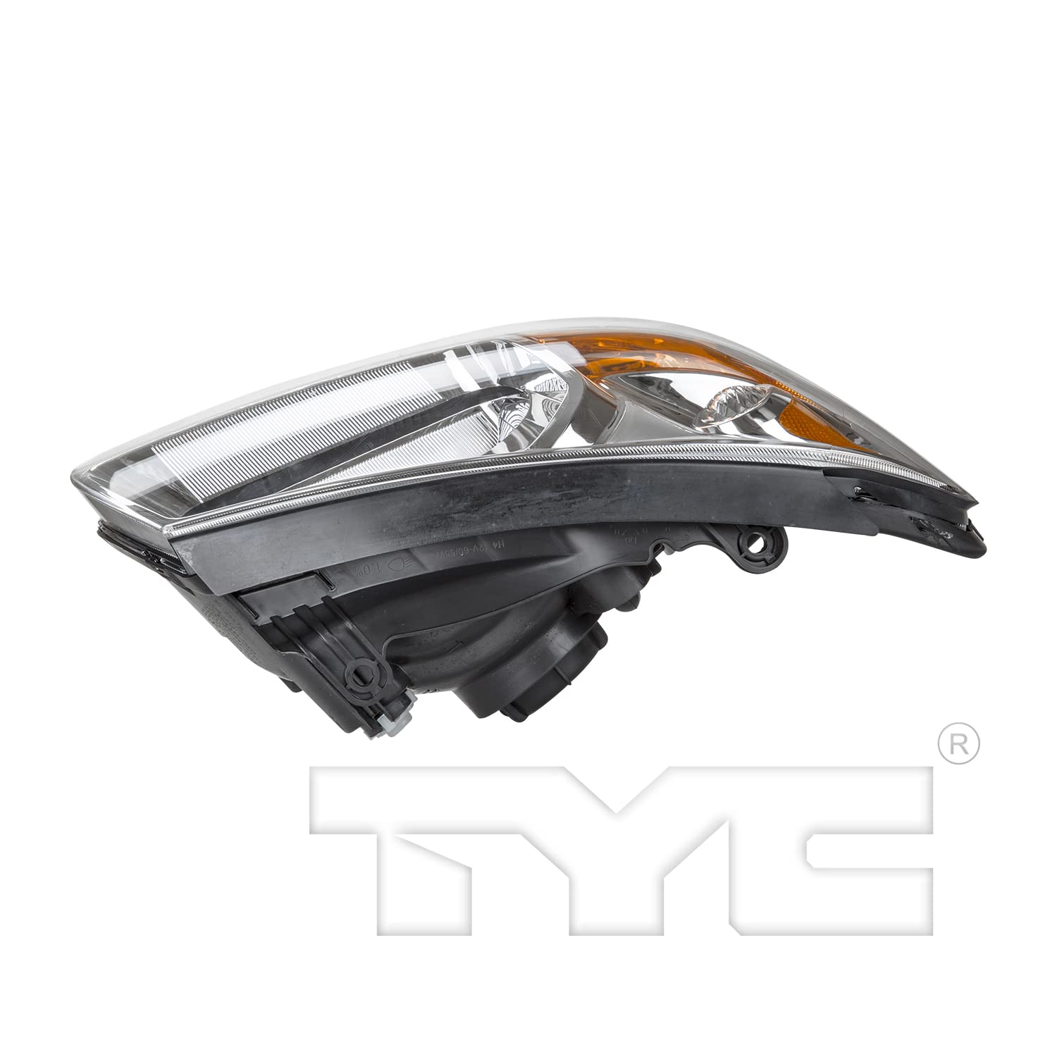 Right TYC Headlight Assembly Compatible with 2007-2009 Kia Spectra