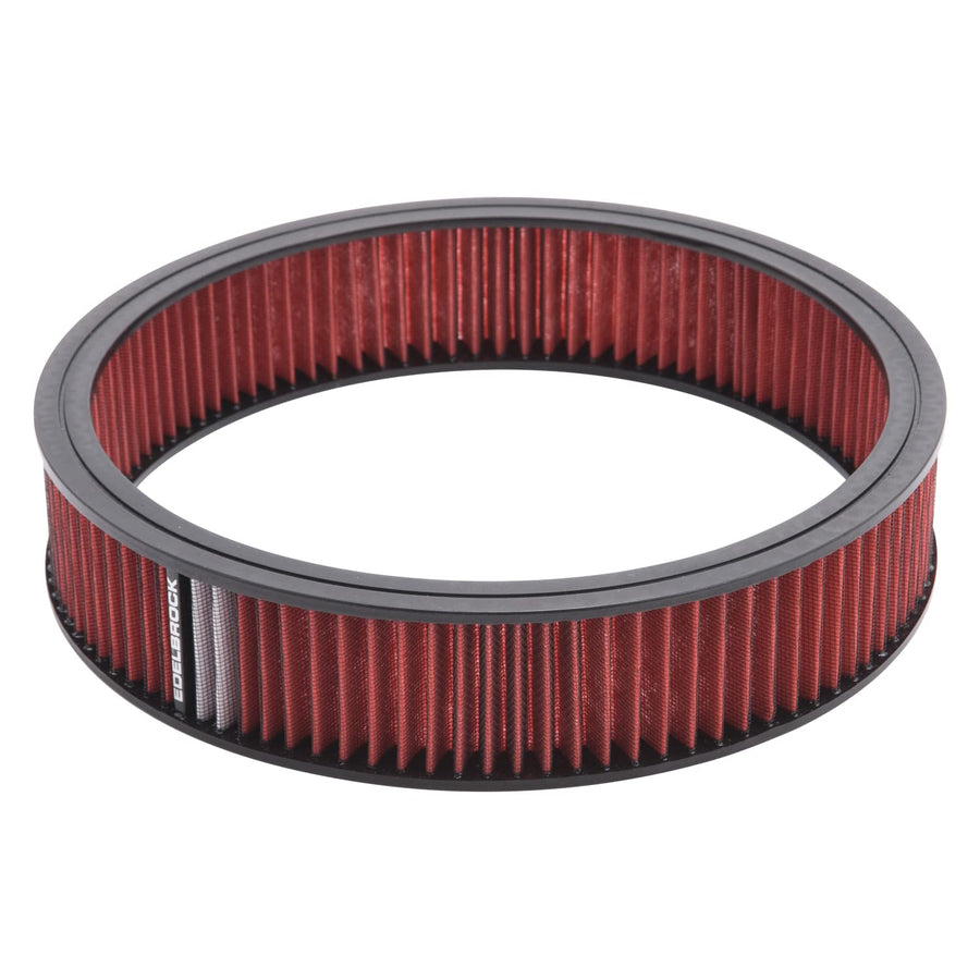 Air Cleaner Edelbrock Element, Red 43666