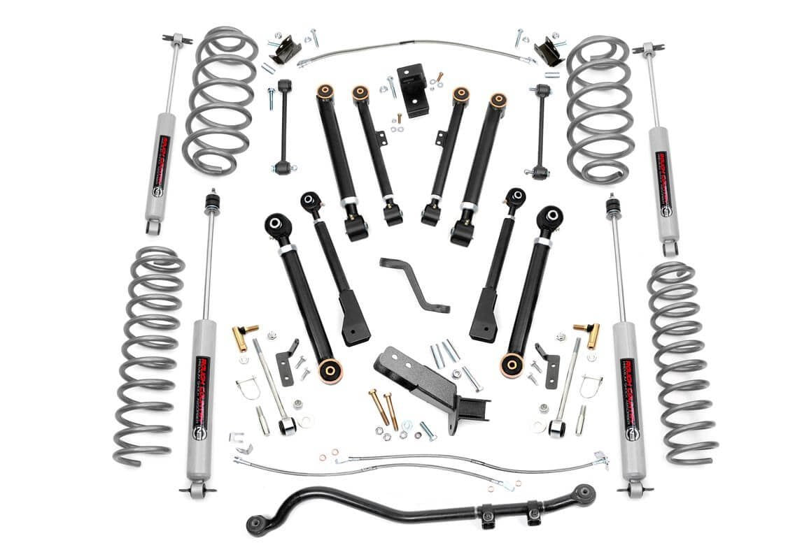 6" Rough Country X-Series Lift Kit for 1997-2006 Jeep Wrangler TJ - 66220