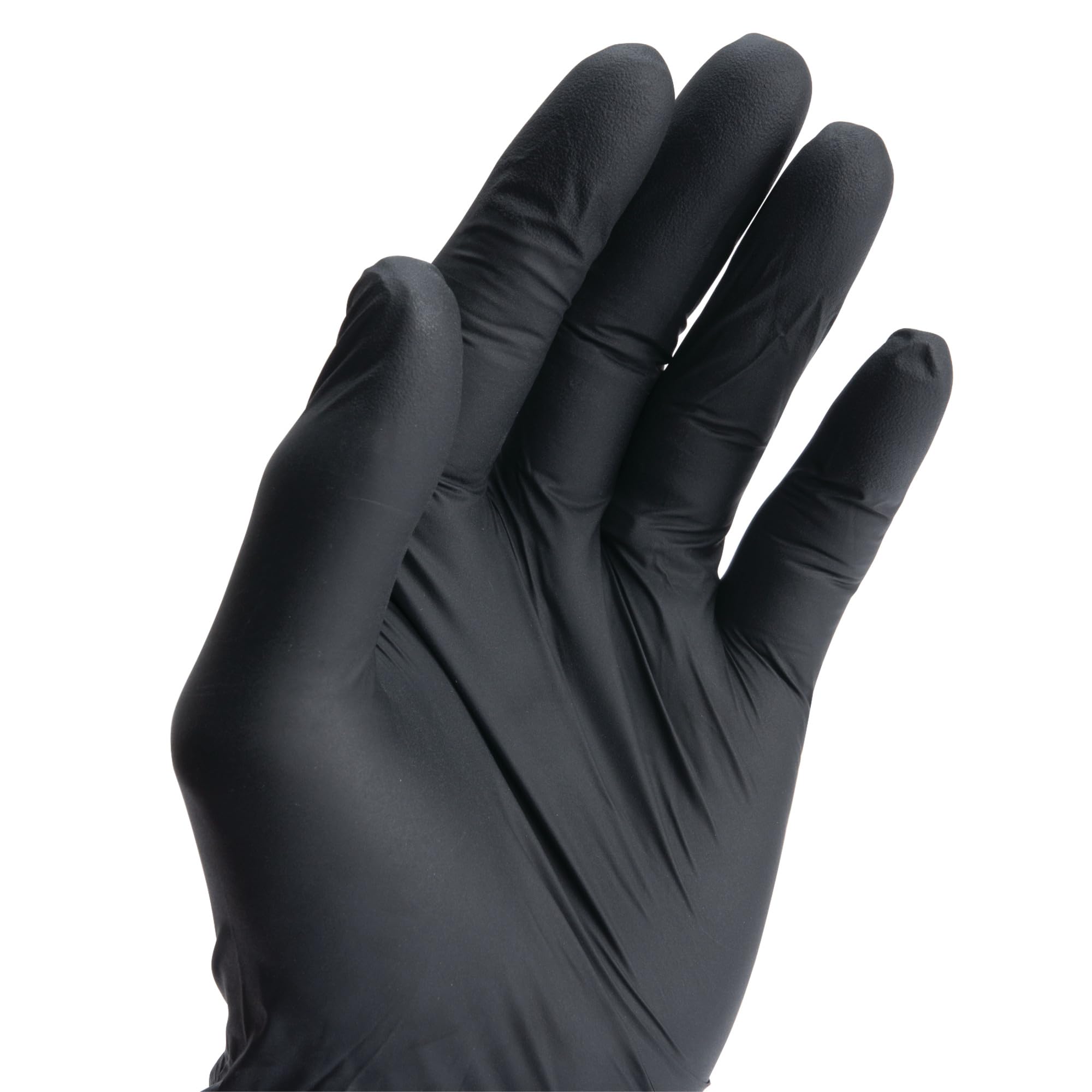 W89013 Performance Tool Black Nitrile Gloves | Disposable, Powder Free, latex rubber free, Textured Fingertips for Better Grip , X-Large | 100pc