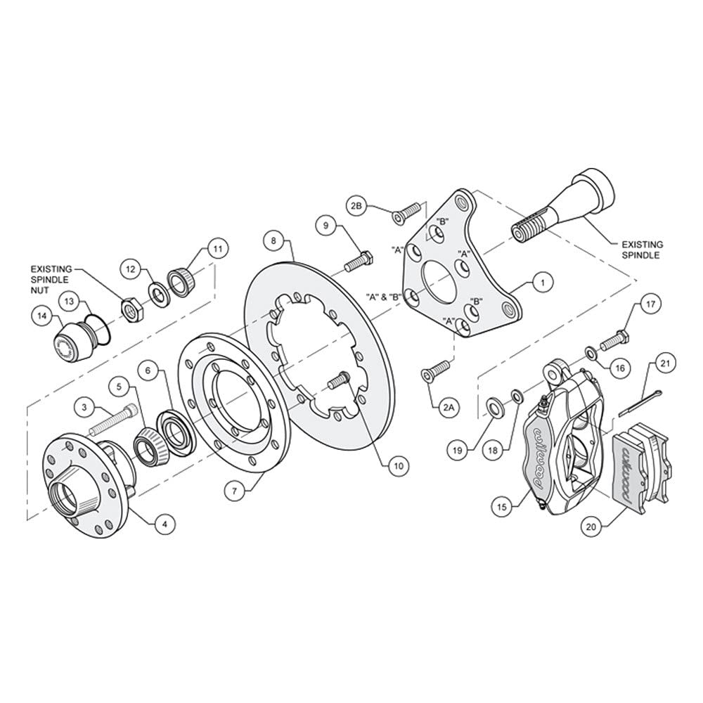 Brake Kit Wilwood 140-4307-BD