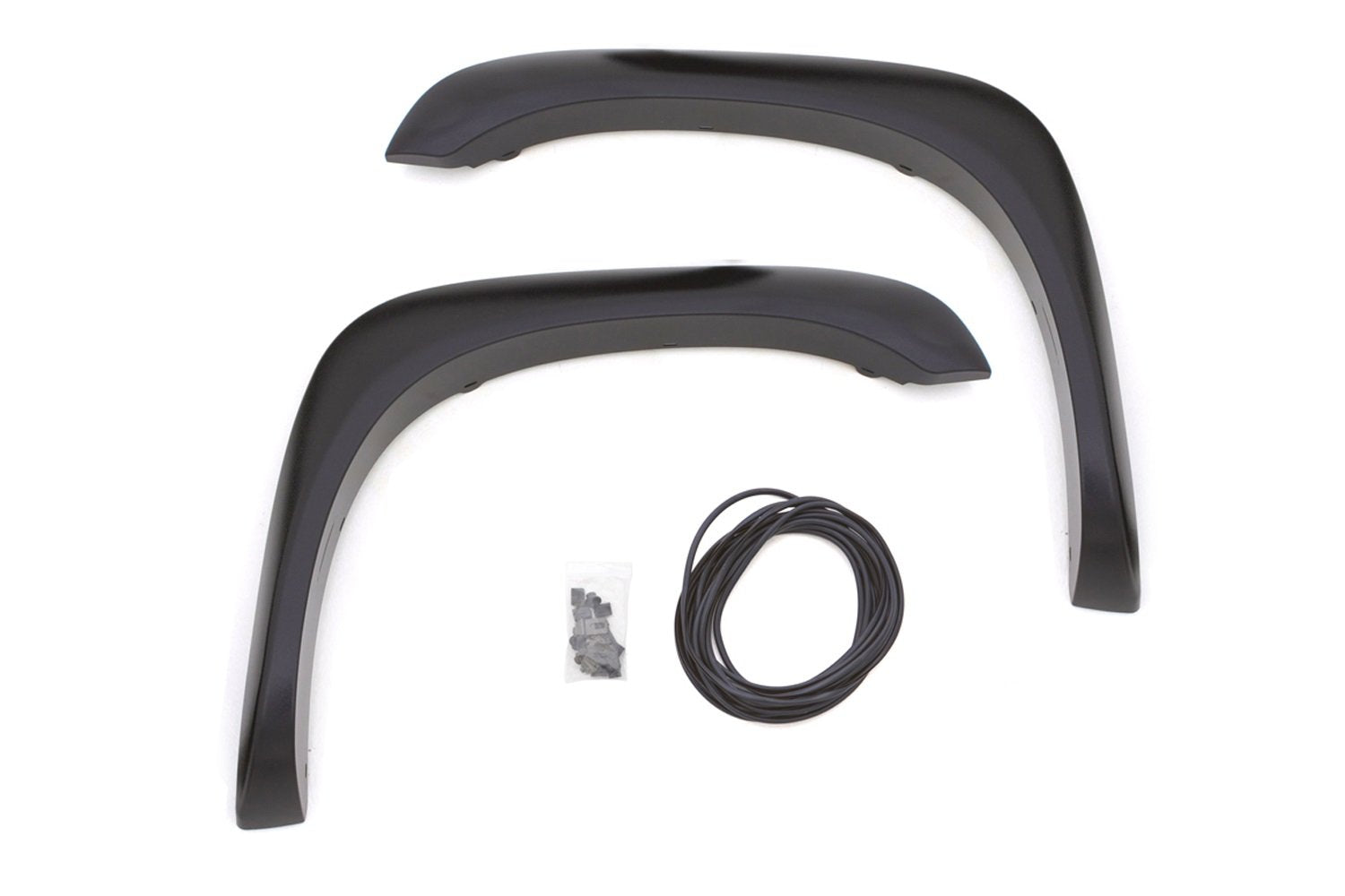 Lund Elite Series EX203TA Black Extra Wide Style Textured Front Fender Flare - 2 Piece