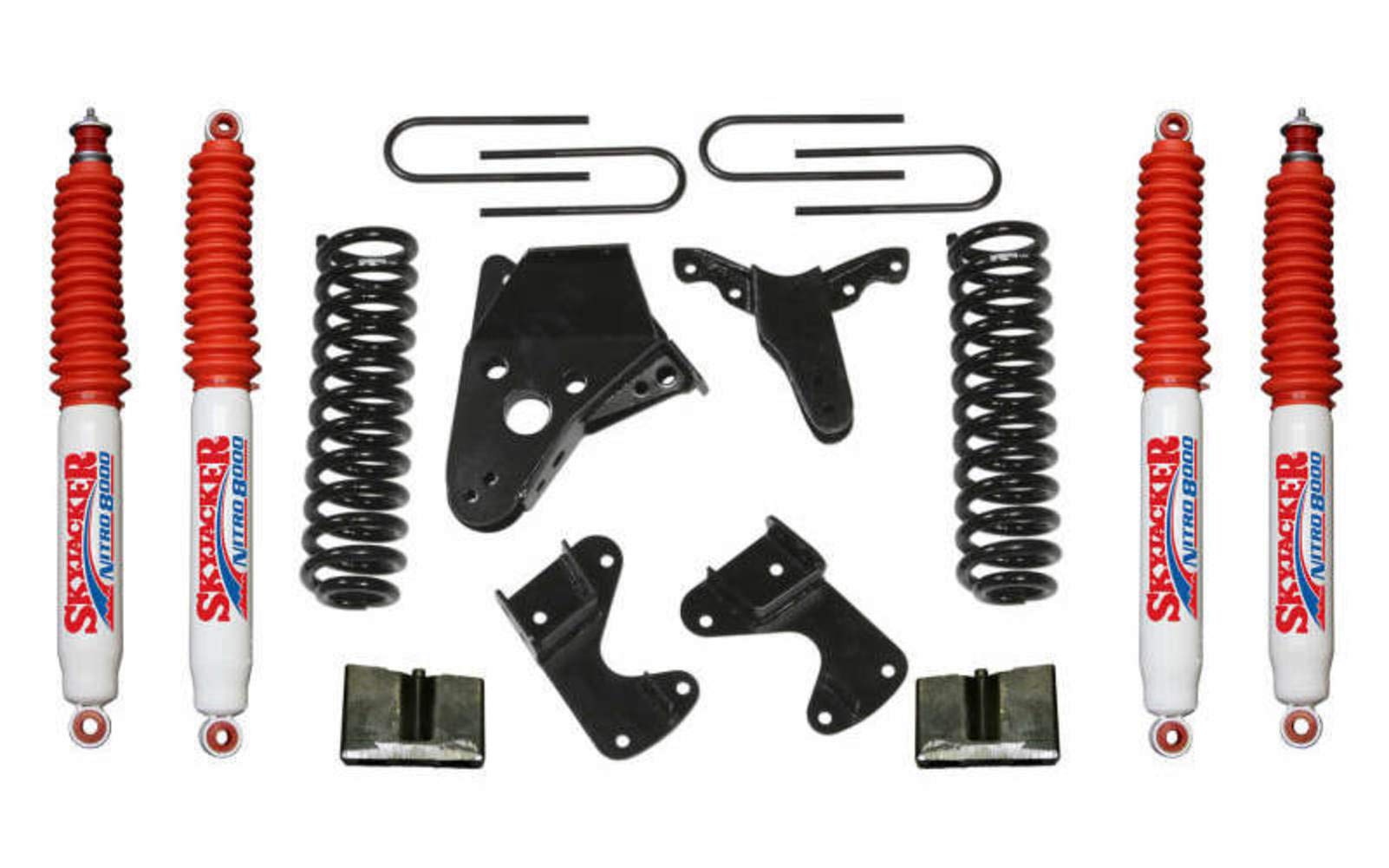 Skyjacker Suspension Lift Kit 134BHK-N w/Shock Nitro Shocks 4 in. Lift Incl. Heavy Duty Brackets