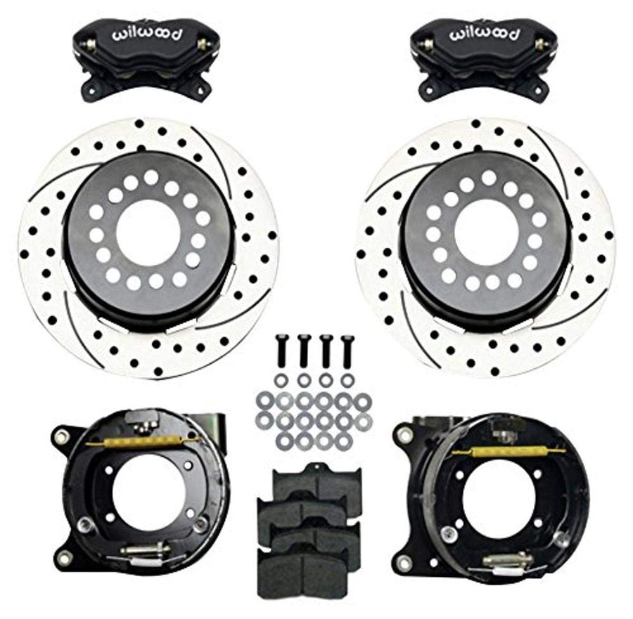 Rear Wilwood Disc Brake Kit (GM 12-Bolt 12.19 Rotor), Black