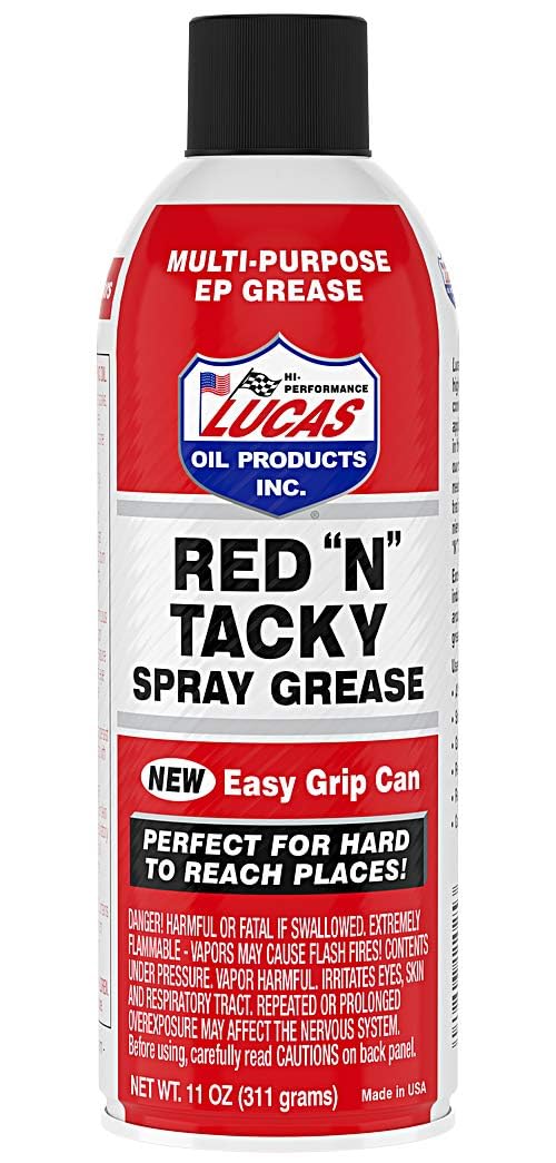 Lucas Oil 11025 Easy Grip Red "N" Tacky Aerosol Spray - 11 Ounce