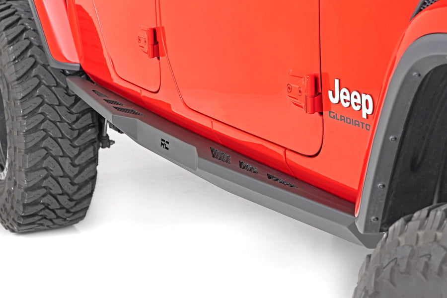 Rough Country Rock Sliders for Jeep Gladiator JT 2020-2022 4WD - 90802