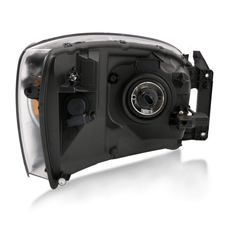 2006-2009 Dodge Ram 1500 ANZO Crystal Headlight Black Amber