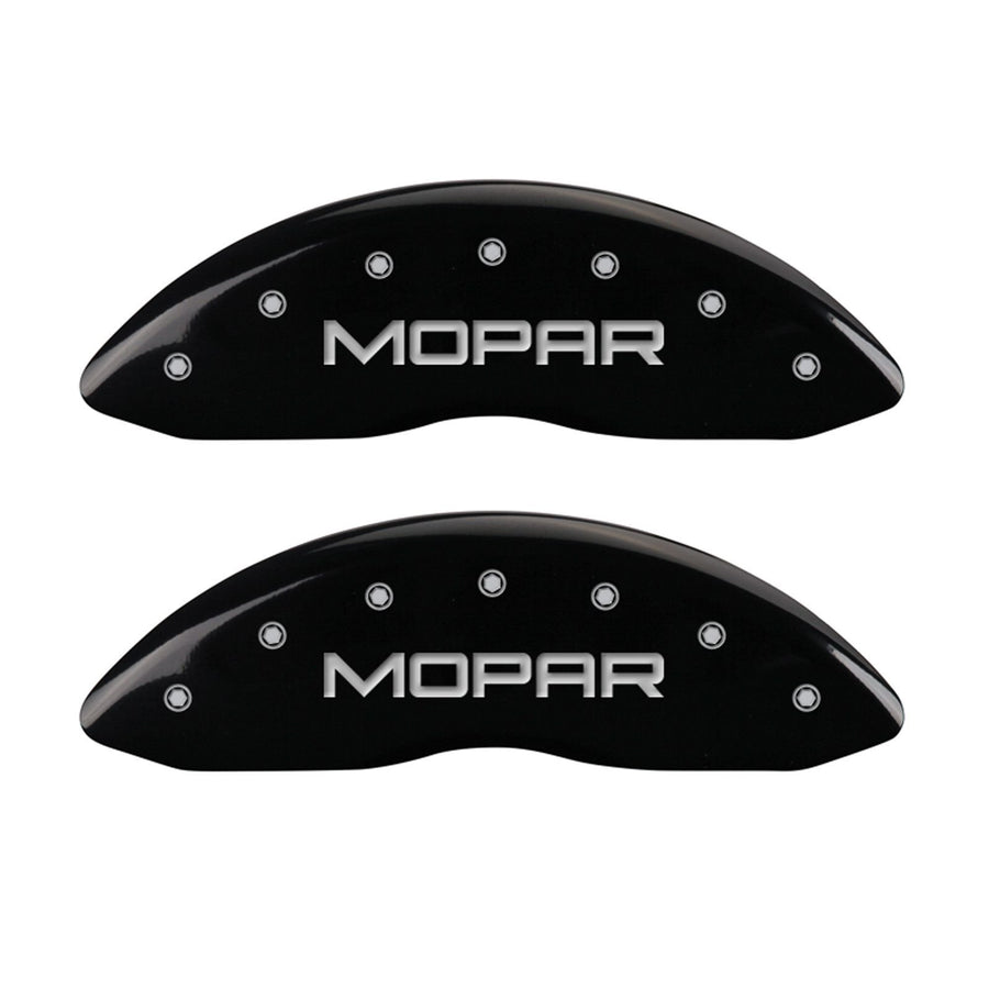 Dodge MGP Caliper Covers 12005Smopbk: Black, Mopar, 4 Pack