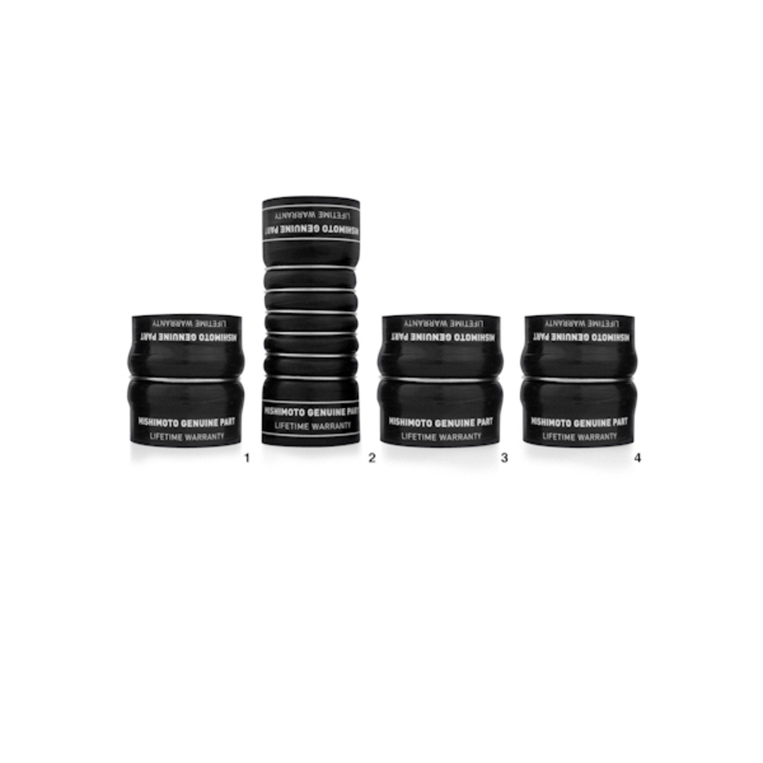 Mishimoto Factory-Fit Boot Kit MMBK-RAM-07BK Fits Dodge Ram Cummins 6.7L 2007.5-2009 Black