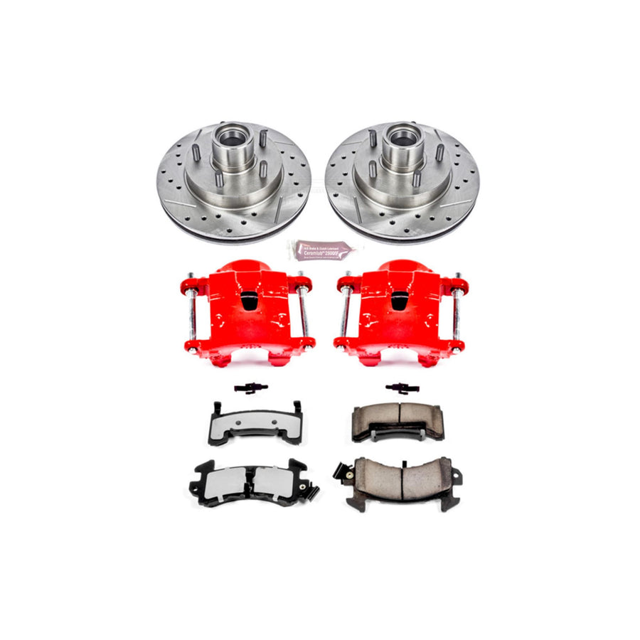 Power Stop Front KC1985-36 Z36 Truck and Tow Brake Kit with Calipers For Chevy Blazer, Chevy S10, Chevy S10 Blazer, GMC Jimmy, GMC S15 Ji, GMC Son, GMC Sonoma, Isuzu Hombre [Model Specific]