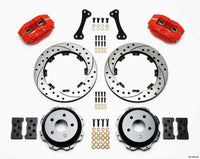 Rear DP Kit,12.19", Drilled, Red