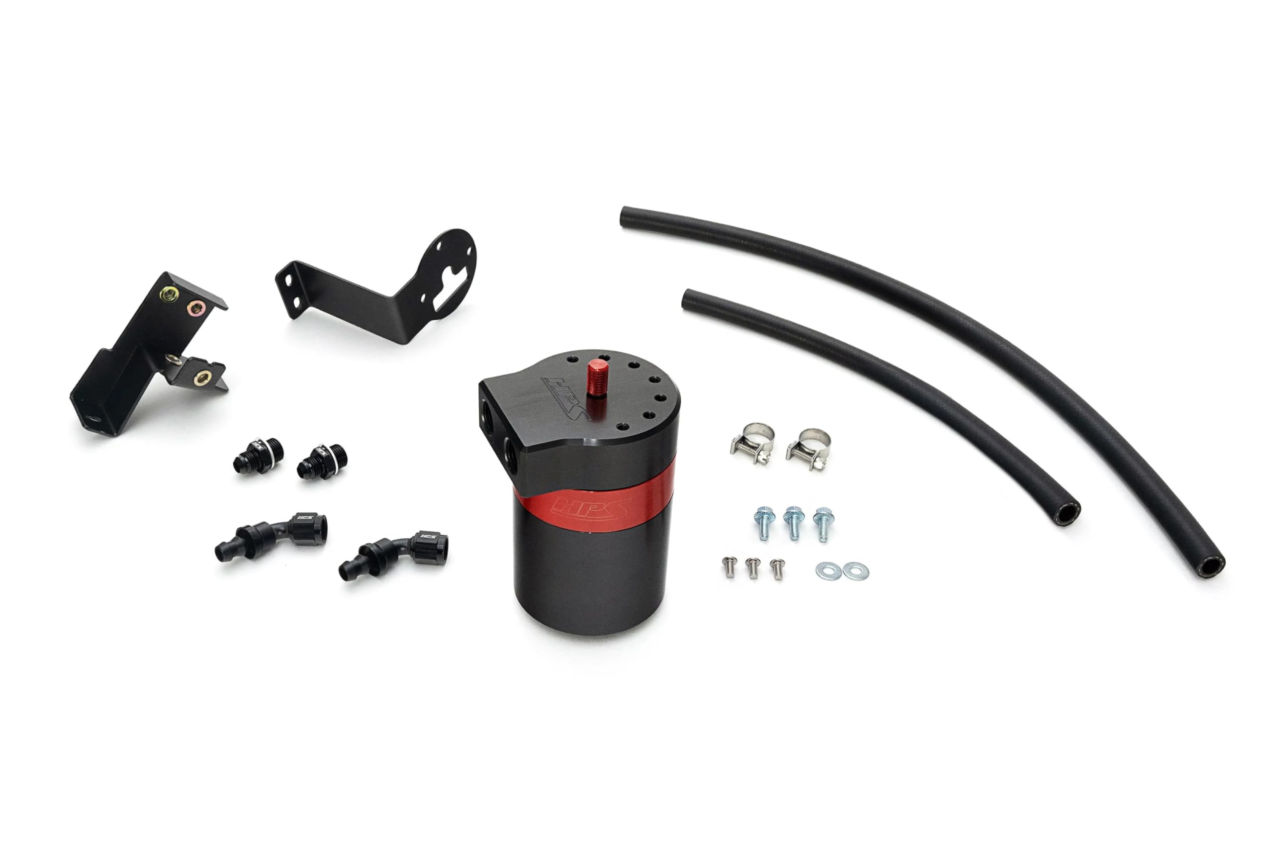 Aluminum HPS Oil Catch Can Kit Compatible for 2004-2008 Acura TSX 2.4L, 860-012