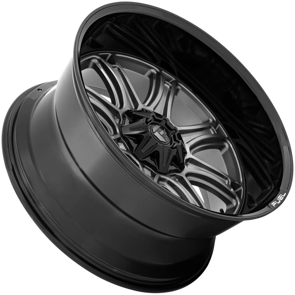 FUEL OFF-ROAD 20X10 DARKSTAR 8X6.5 4.79-18mm MATTE GUNMETAL WITH BLACK LIP - FC853AB20108018N