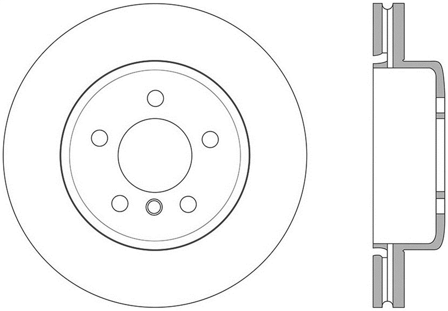 Rear Left StopTech 126.34147SL Sport Slotted Brake Rotor