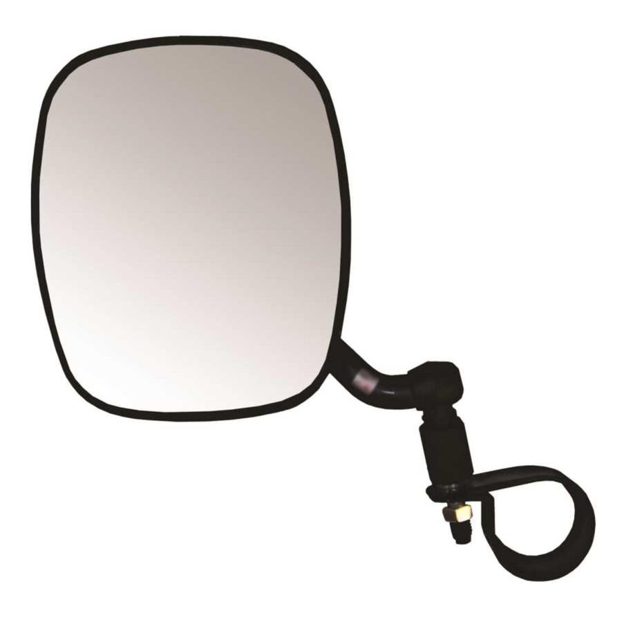 CIPA M37 UTV Side View Mirror (Black) - Driver Side fits Rollcage diameters from 1-3/4" to 2", 5 x 6-1/2"