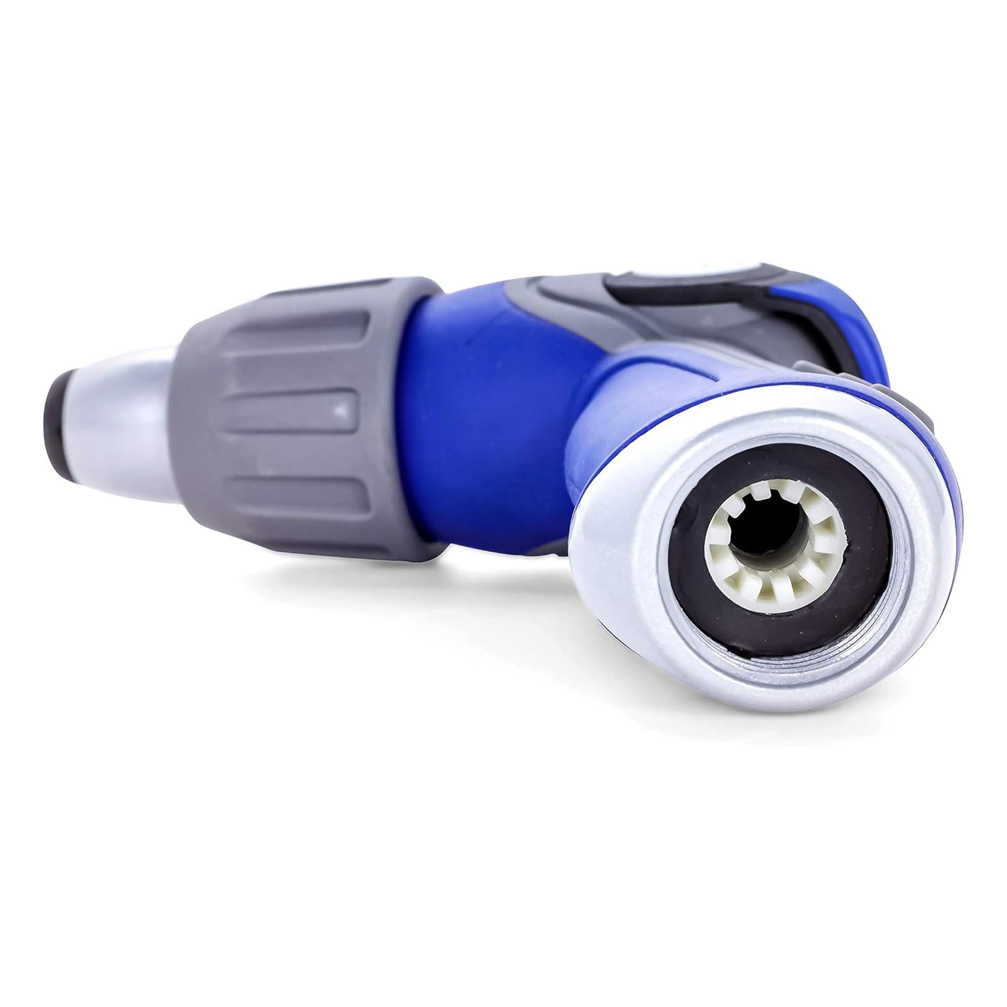 Thumb Lever Camco Nozzle with Adjustable Spray Pattern – Fits Any Standard Hose (41986)
