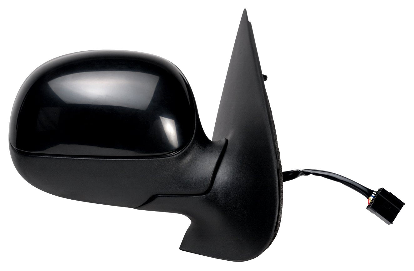 Fit System Mirror Passenger Side for Ford Expedition, Lincoln Navigator, F150/F250 LD Crew Cab, Black, w/PTM Cover, Foldaway, Power