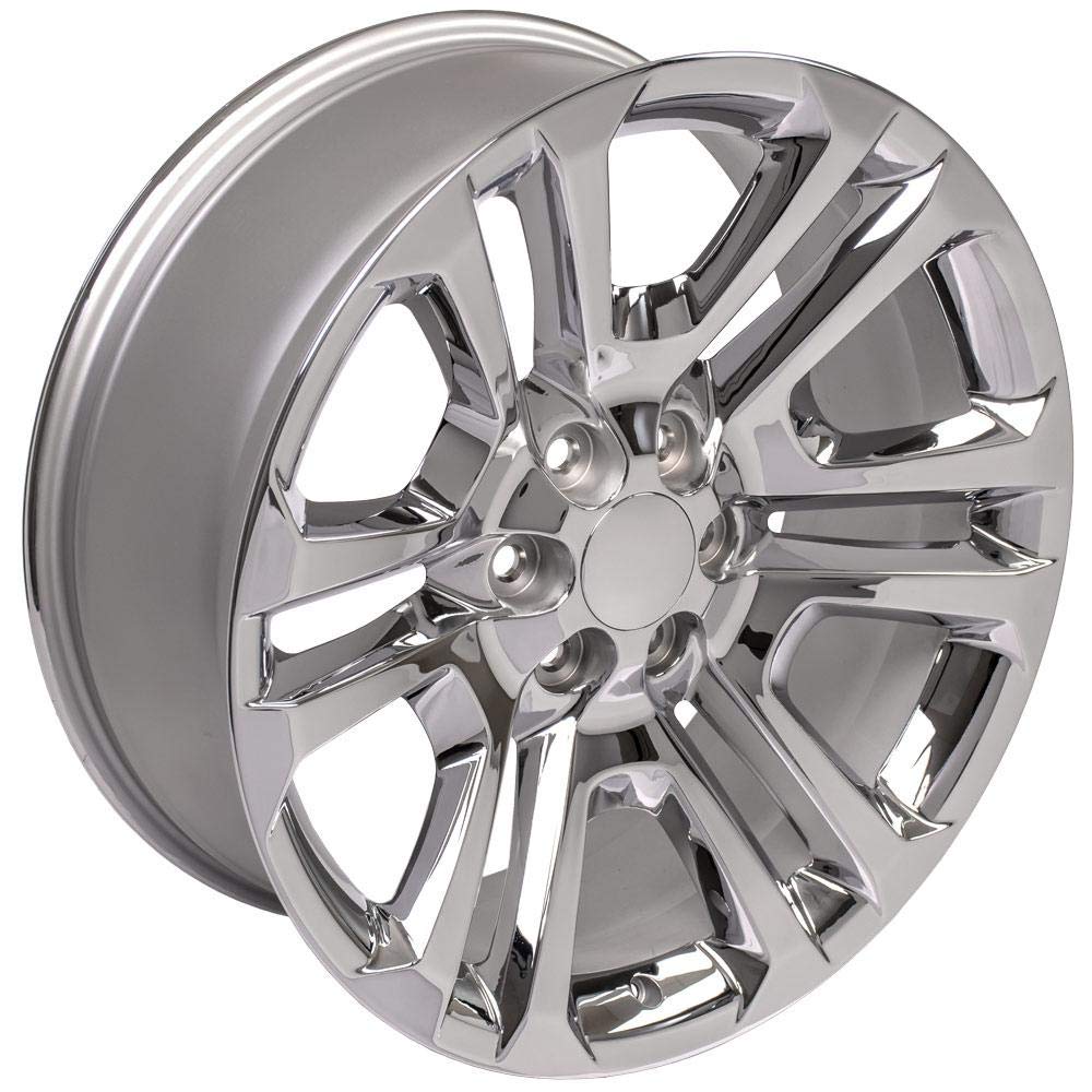 Chrome Wheel OE Wheels LLC CV99-22090-6550-24C Painted (22 x 9. inches /6 x 139 mm, 24 mm Offset)