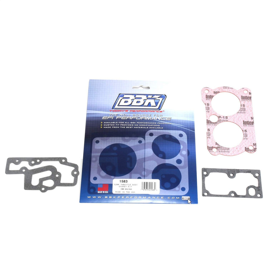Twin BBK 1583 52mm Throttle Body Gasket Kit for GM Twin 305/350