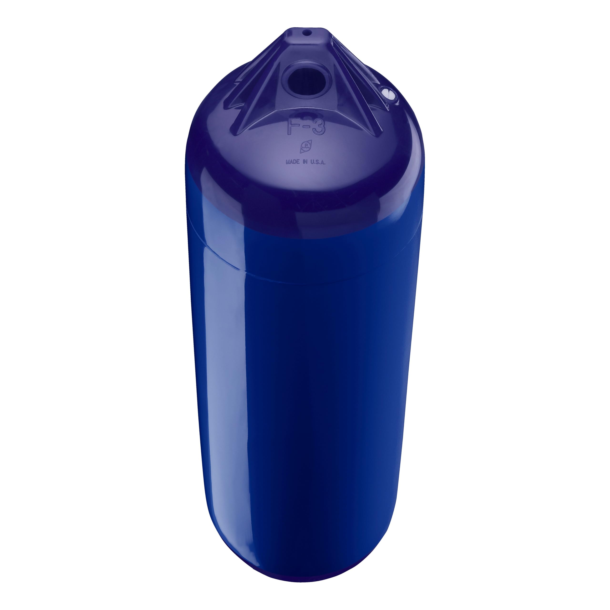 F-3 Standard Polyform Boat Fender - Cobalt Blue Ropehold