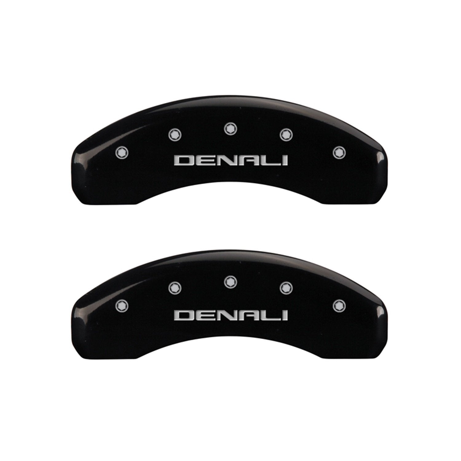 MGP Caliper Covers Denali/Denali 34015SDNLBK, Black Powder Coat Finish, Silver Characters