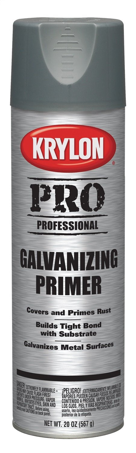 Krylon Professional K05872 Primer, Galvanizing Primer, 20 Ounce