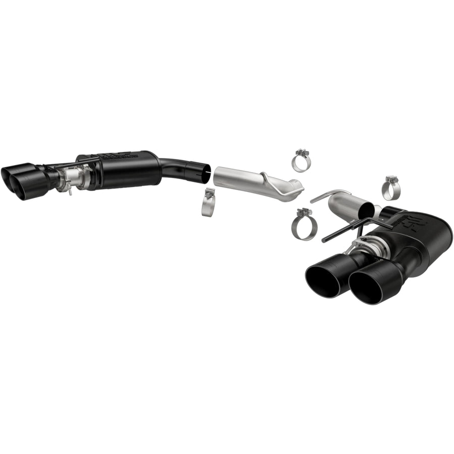 MagnaFlow Exhaust Performance System 19419: Axle-Back, Competition Series, For 2018-2023 Ford Mustang, Quad Split Rear Exit Style