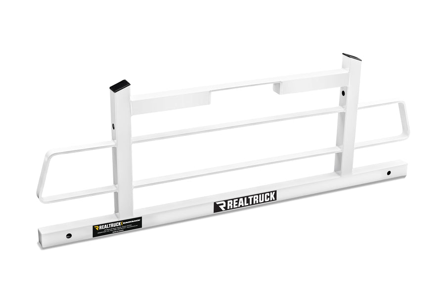 RealTruck BACKRACK Original Rack Frame Only, White | 15020W | Fits 2020-2025 Chevrolet/GMC Silverado/Sierra 2500/3500 HD; 2019-2025 RAM 2500/3500; 2004-2025 Nissan Titan; 2002-2025 RAM 1500 & Others