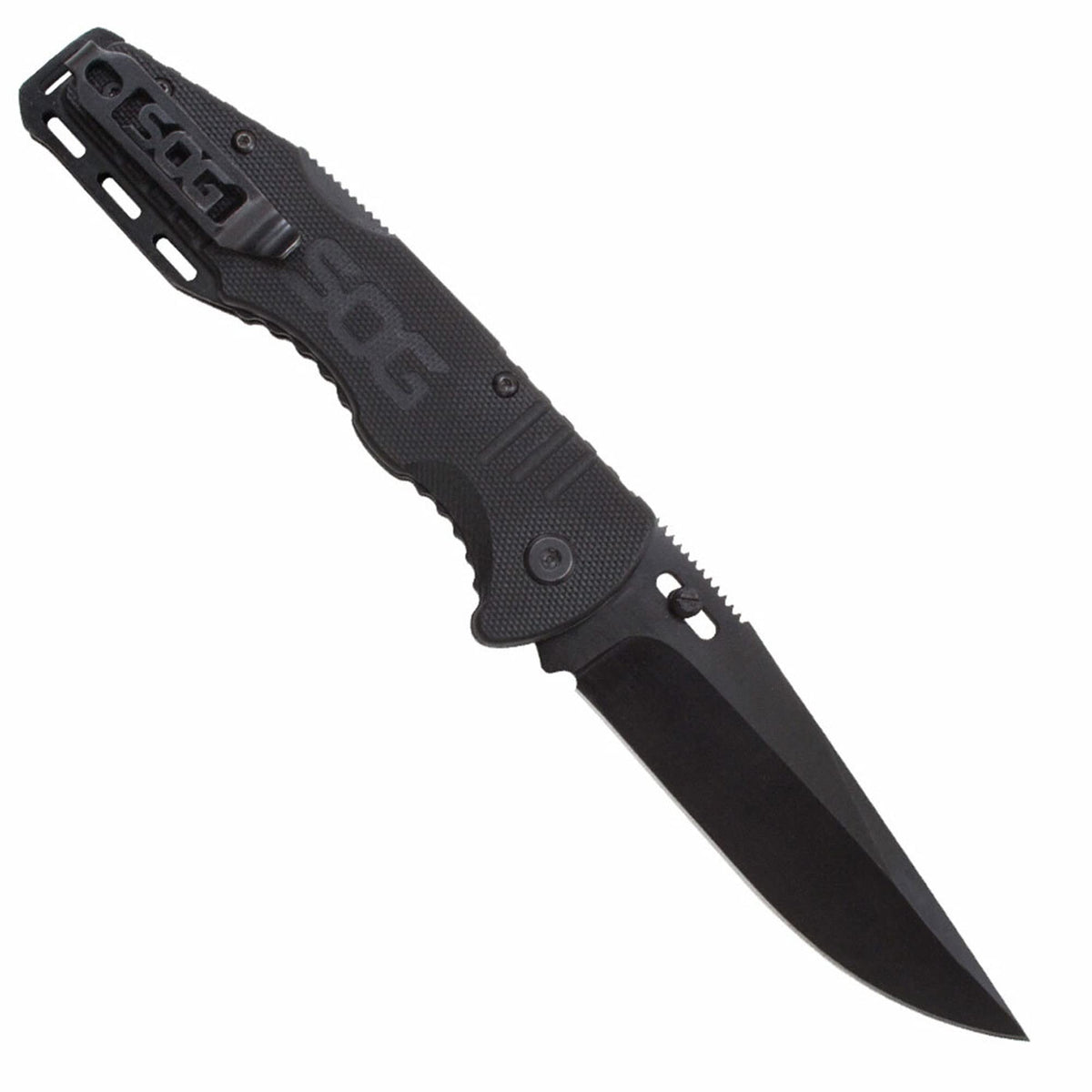 G-10 Handle, Fusion Salute, Black Blade, Plain