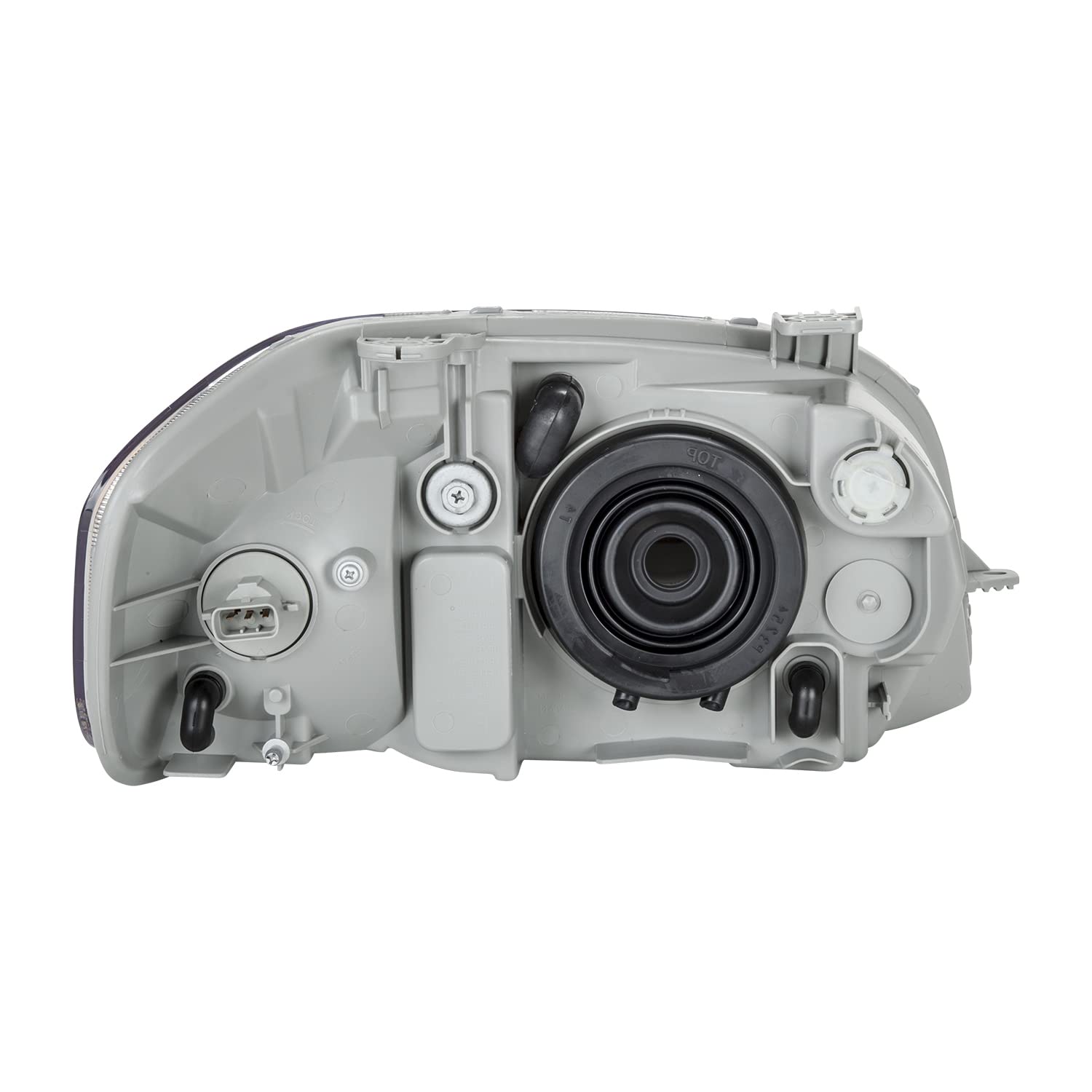 Left TYC Headlight Assembly Compatible with 2007-2011 Chevrolet Aveo
