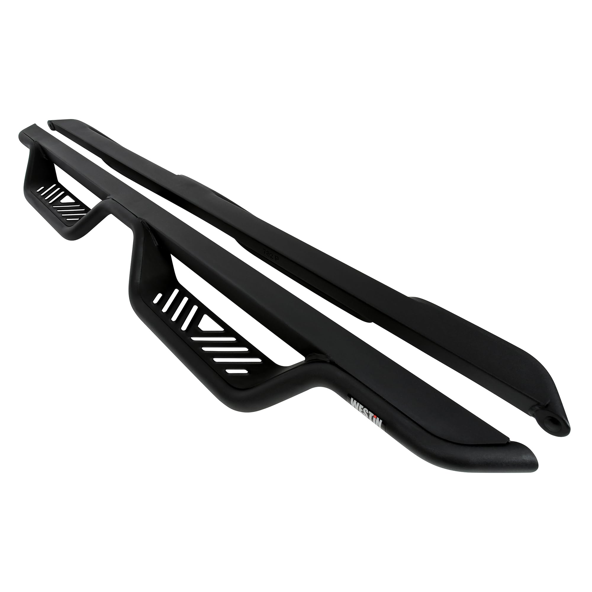 Outlaw Westin 20-13715 Drop Nerf Step Bars fits 2014-2018 Chevrolet Silverado/Sierra 1500 Double Cab (Rocker Mount); 2019 Silverado LD; 2019 Sierra 1500 Limited