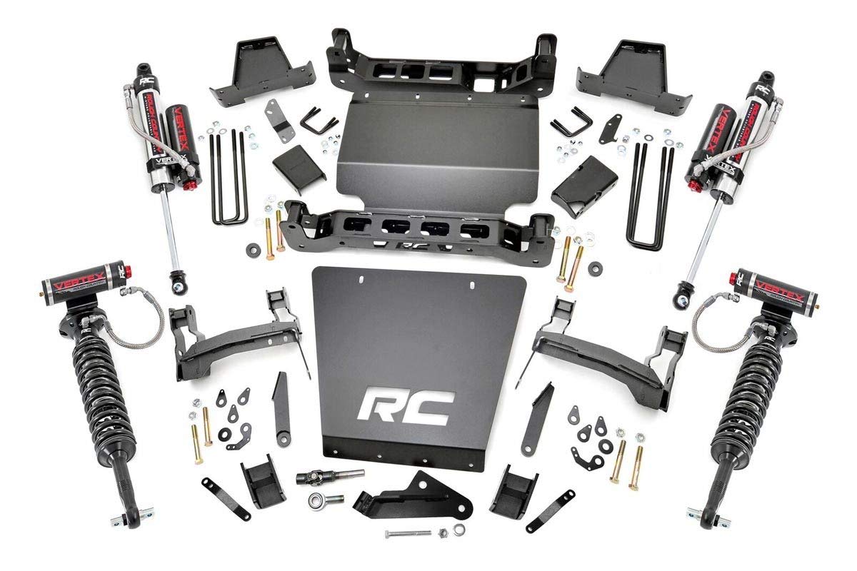 7" Lift Kit Rough Country with Vertex Coilovers/Vertex Shocks for Chevy Silverado & GMC Sierra 1500 (2014-2016)