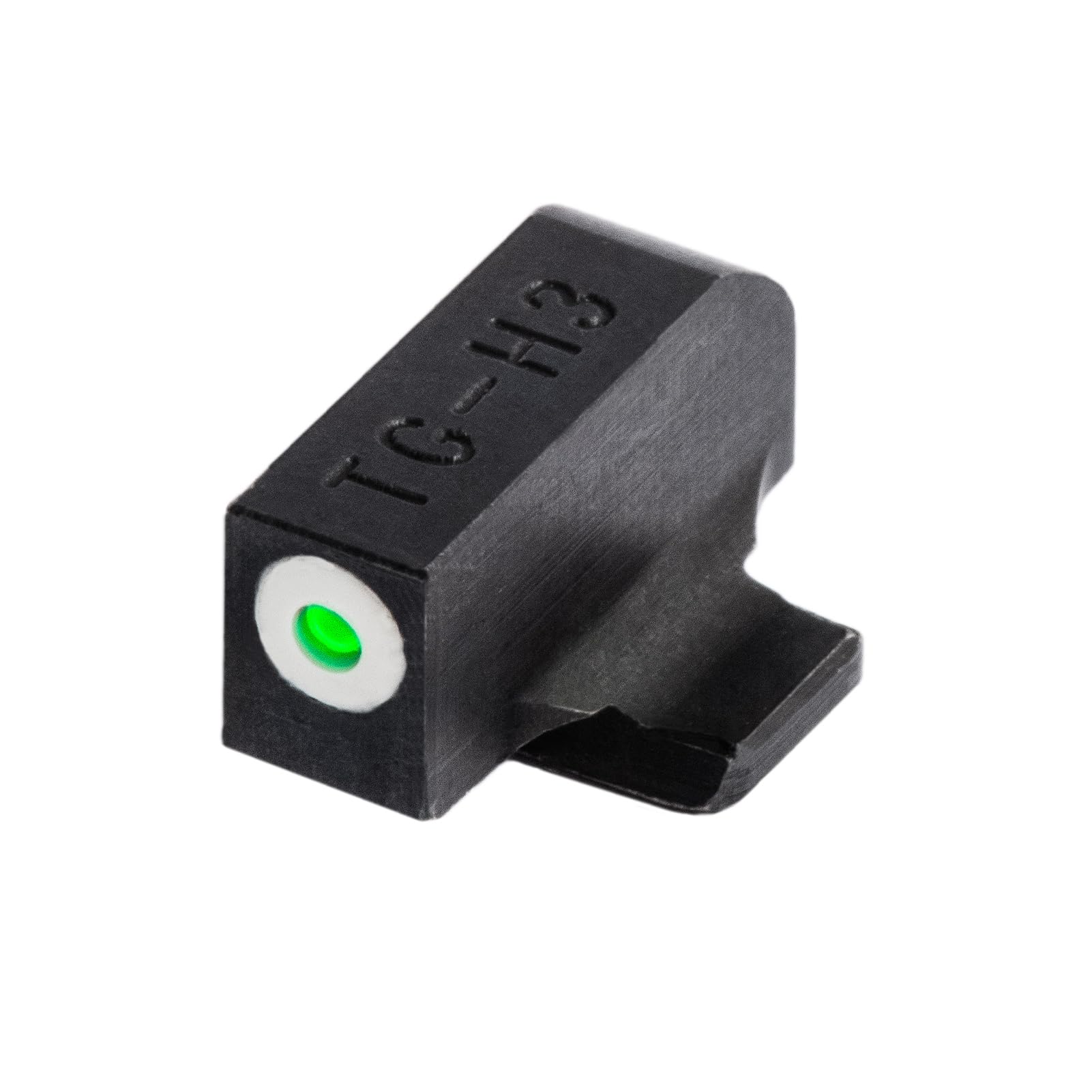 Tritium Pro Night Sights TRUGLO, Compatible with Sig Sauer #8 Front / #8 Rear | Compact Durable Glow-in-The-Dark Front & Rear Gun Sights with White Focus Lock Front Ring