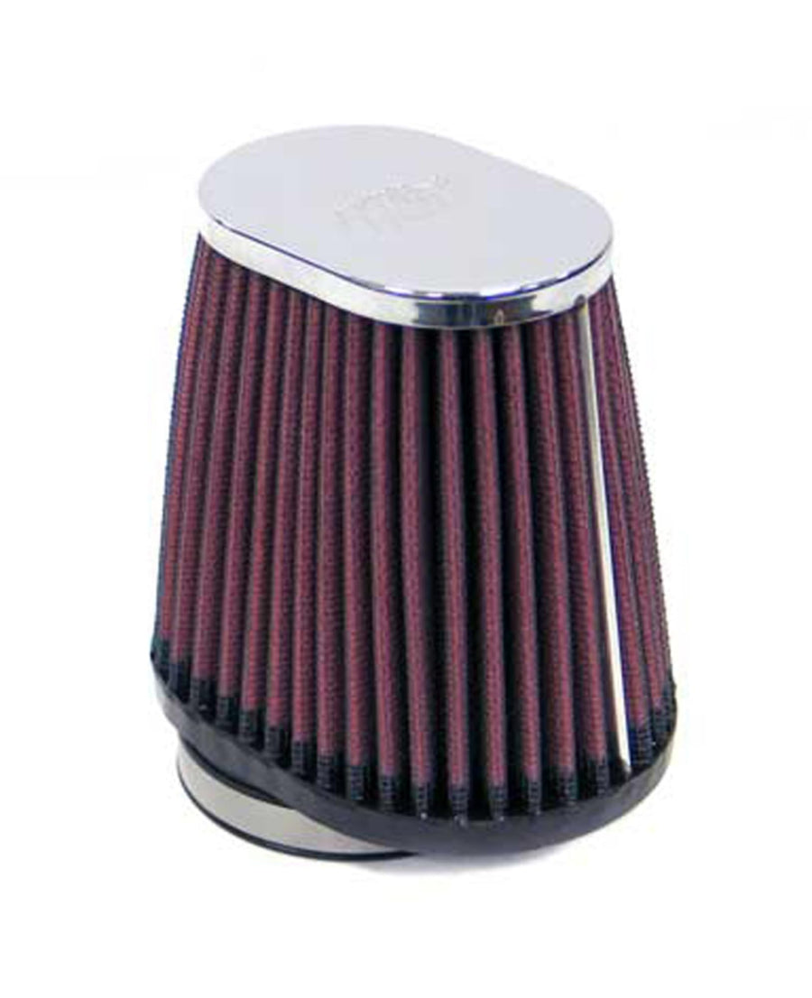 K&N Original High-Flow Lifetime Universal Clamp-On Air Filter: Performance, Premium, Washable: Flange Diameter: 2.125 In, Filter Height: 4 In, Flange Length: 0.625 In, Shape: Oval Straight, RC-2900