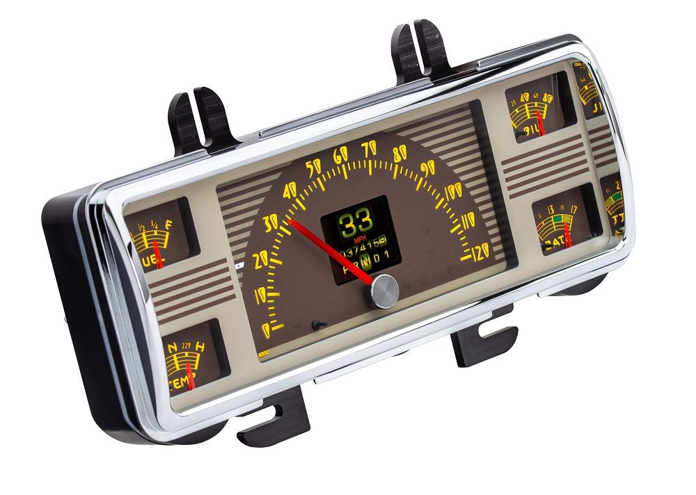 Dakota Digital Retrotech RTX-40F-X Gauge Instrument System Compatible with 1940 Ford Car and 1940-47 Ford Truck