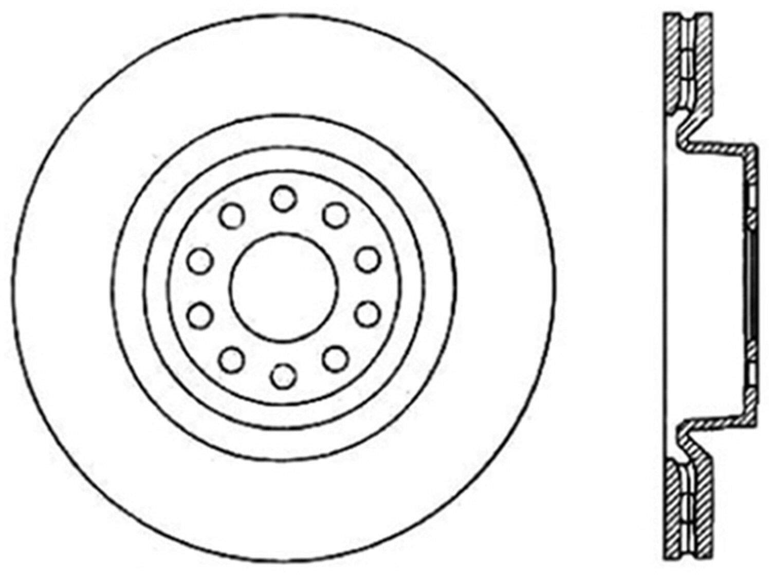 Premium StopTech Brake Rotor 125.33087