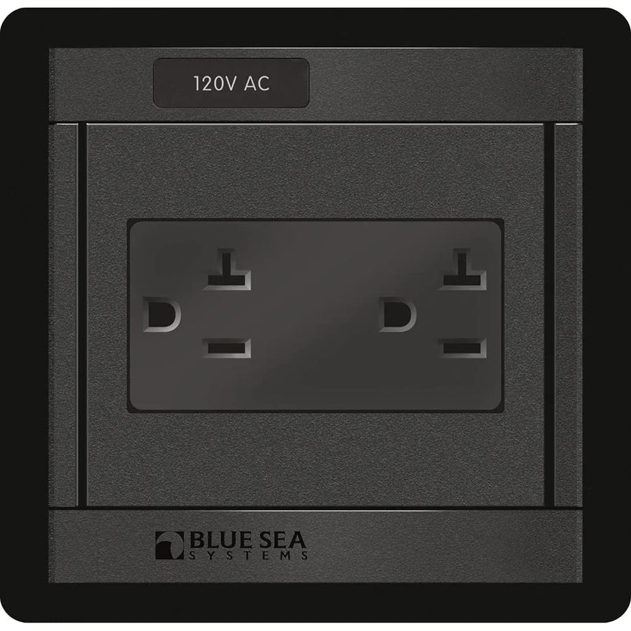 360 Panel Blue Sea Systems with 120V AC Dual Outlet