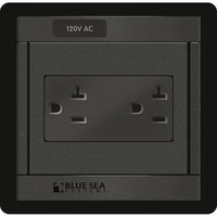 360 Panel Blue Sea Systems with 120V AC Dual Outlet