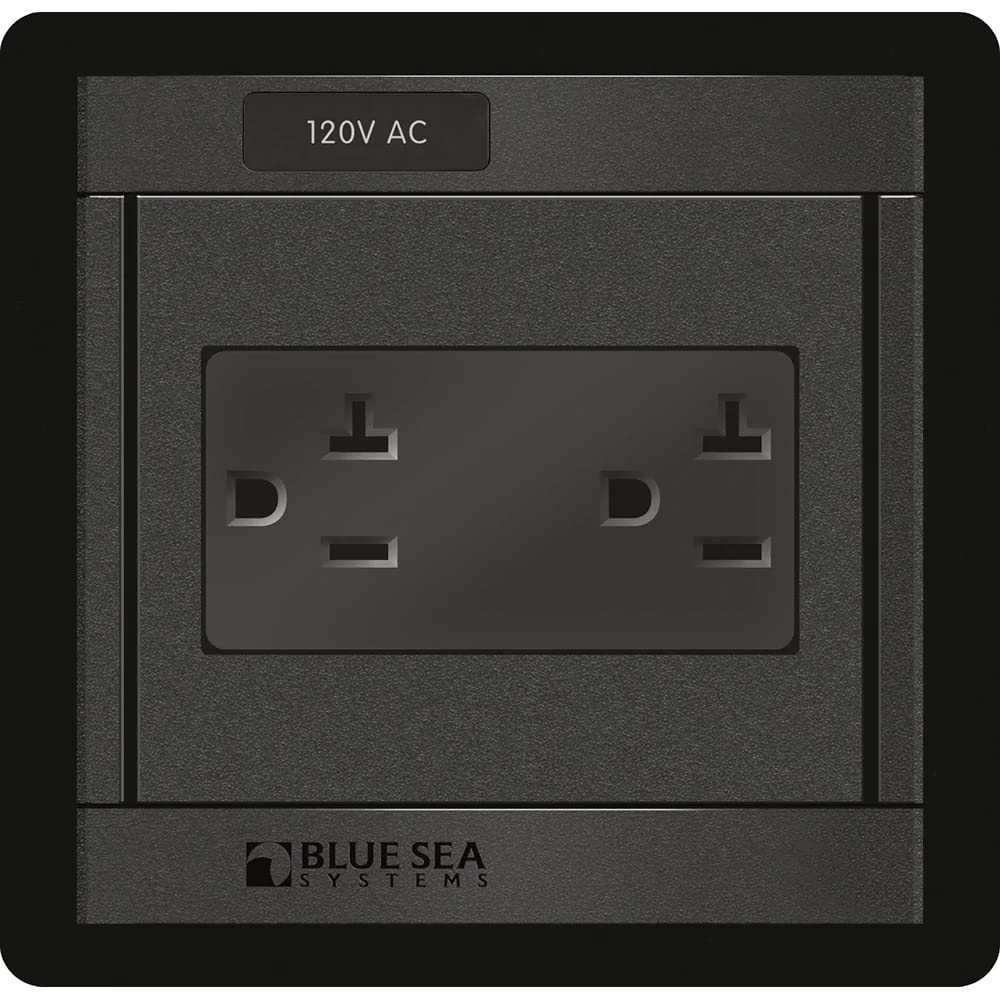 360 Panel Blue Sea Systems with 120V AC Dual Outlet