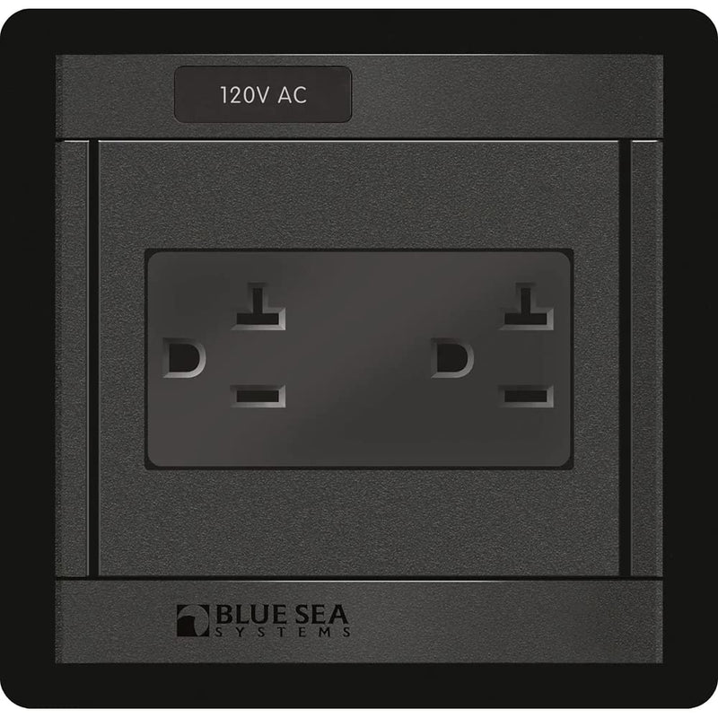 360 Panel Blue Sea Systems with 120V AC Dual Outlet