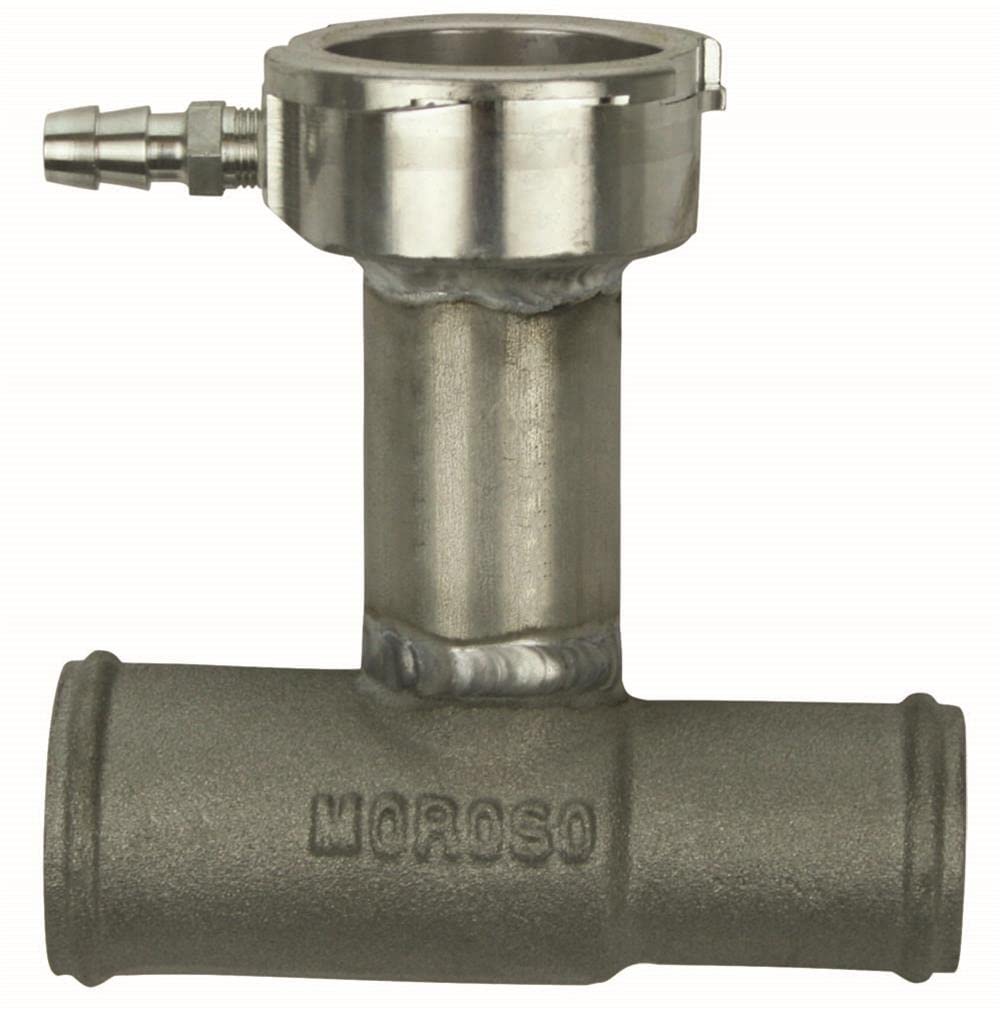 Moroso Extended Inline Filler Neck, 1.5" Hose to 1.25" Hose 63482